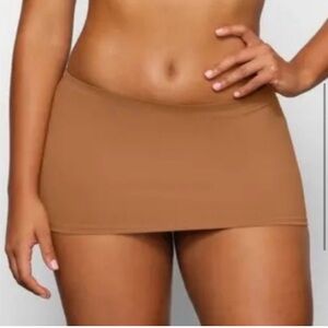 Skims Swim Micro Mini Skirt - Almond NWOT
